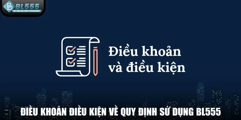 Điều khoản điều kiện về quy định sử dụng tại BL555